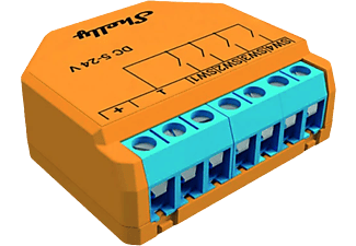 SHELLY Plus i4 DC Szcenárió modul Wifi-s (PLUSI4DC), narancssárga