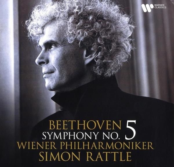 CD-Cover mit einem Männerprofil, dem Titel 'Beethoven Symphony No. 5' und dem Künstlernamen.