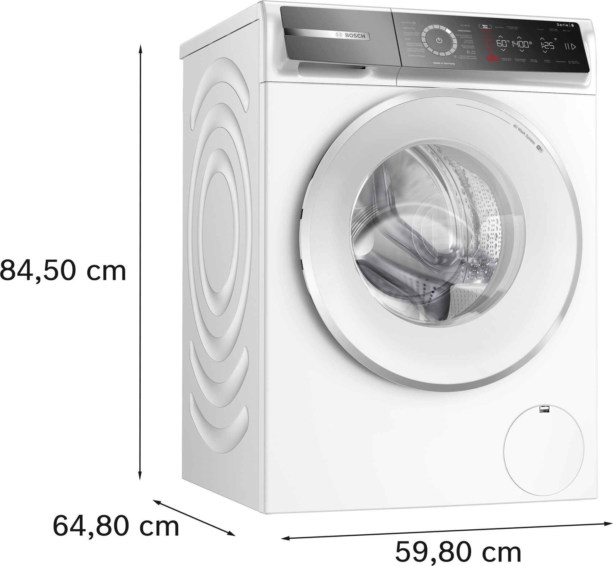 BOSCH Lave-linge frontal Série 8 A-20% (WGB2440MFG)