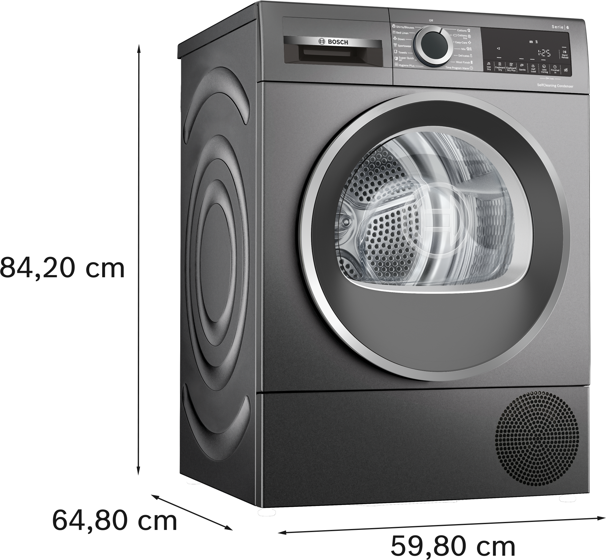 BOSCH Warmtepomp droogkast A+++ (WQG235DREU)