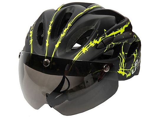 Kask rowerowy URBAN PRIME Czarno-zielony rozmiar L