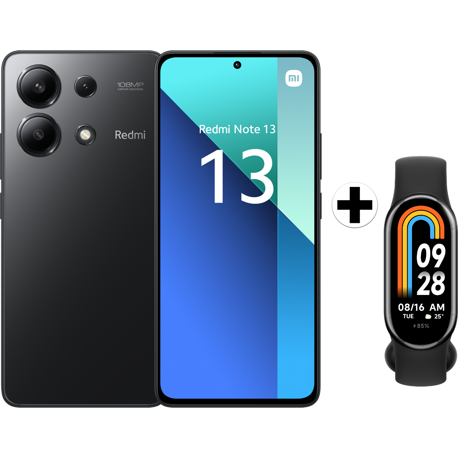 Xiaomi Redmi Note 13 4g - 256 Gb Zwart Met Xiaomi Band 8