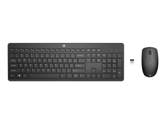 HP 230 Wireless - Tastiera & Mouse (Nero)
