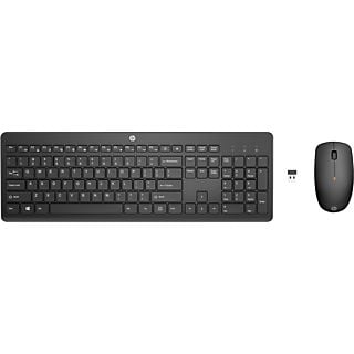 HP 230 Wireless - Tastiera & Mouse (Nero)