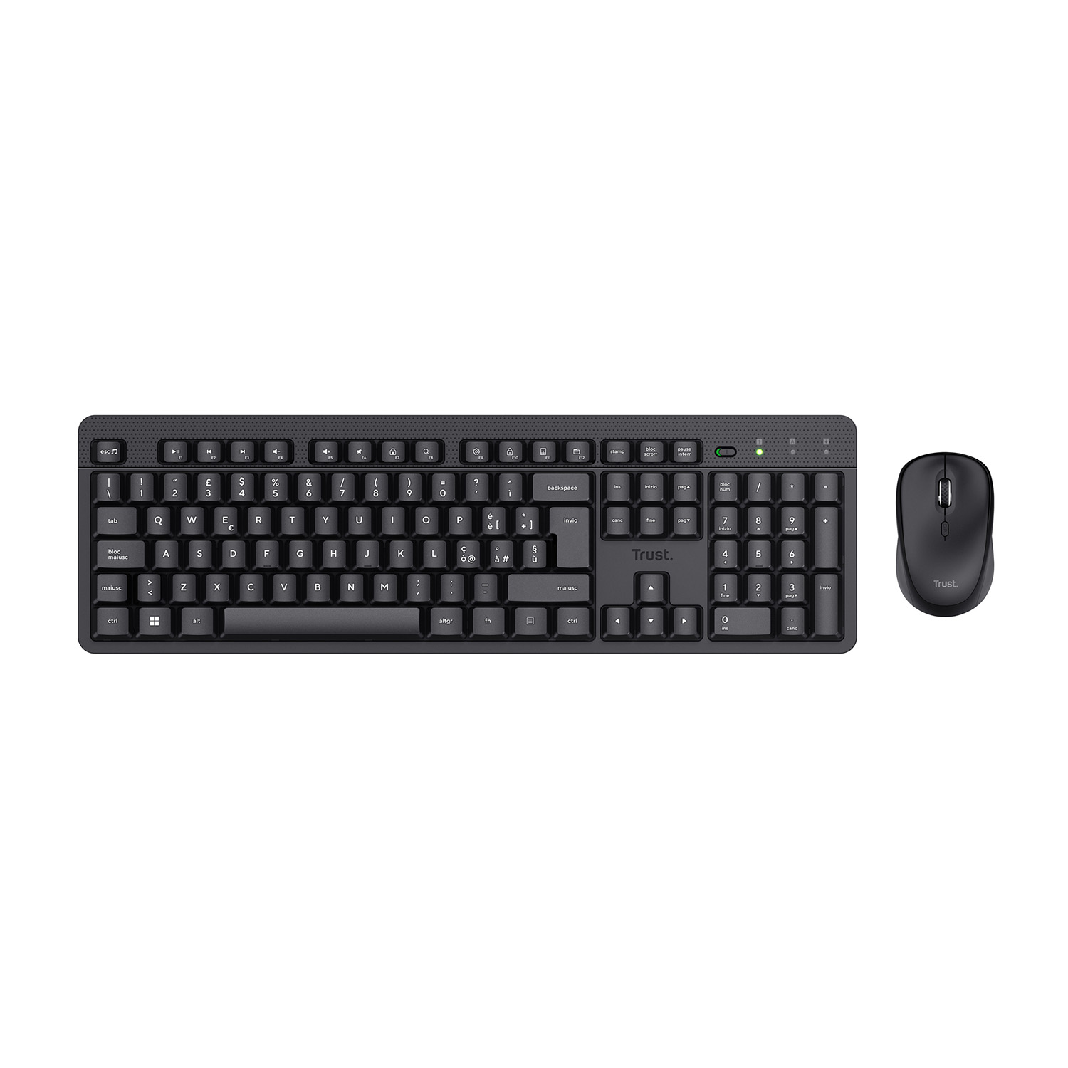 Tastiera + Mouse Trust ODY II WL KB & Mouse IT