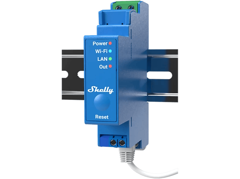 SHELLY Pro 1 DIN sínre szerelhető Wifi-s okosrelé (PRO1), kék