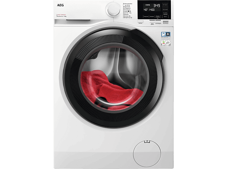 AEG LR6F60495 Serie 6000 mit ProSense-Technologie Waschmaschine (9 kg, 1351 U/Min., A, Ja)