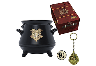 Harry Potter - Hogwarts' Suitcase ajándékcsomag (3D bögre, 3D kulcstartó, kitűző)