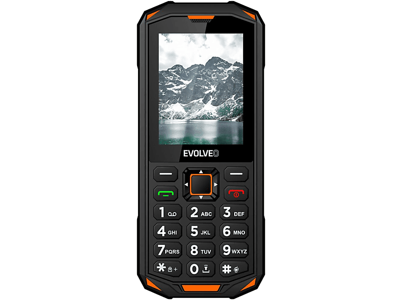 EVOLVEO STRONGPHONE X5 DualSIM Fekete-Narancs Kártyafüggetlen Mobiltelefon