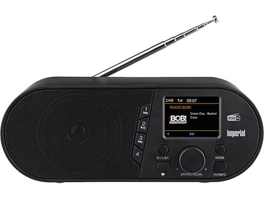 IMPERIAL DABMAN d105 - Radio DAB+/FM avec Bluetooth (DAB+, FM, Noir)