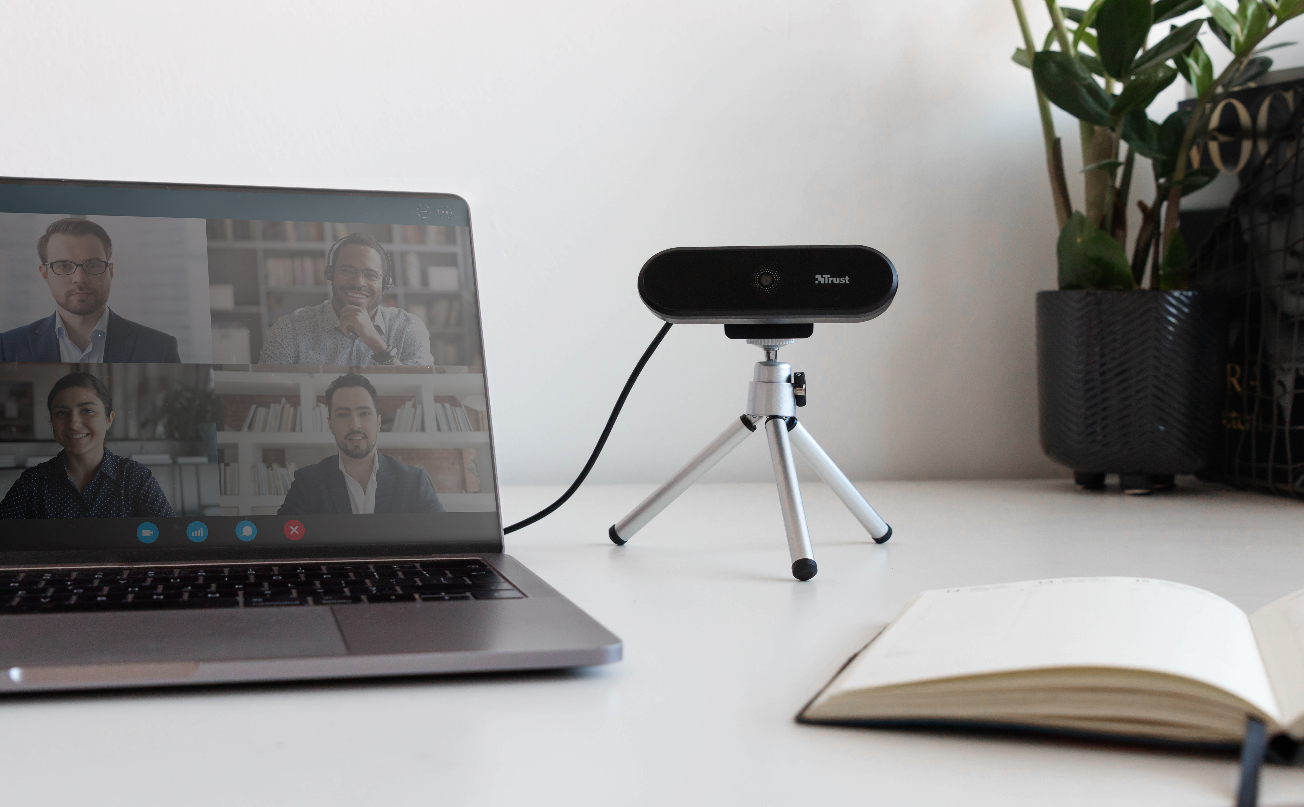 TRUST Webcam Tyro Full HD 1080 p Noir (23637)
