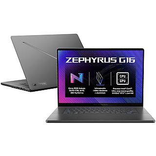 Laptop ASUS ROG Zephyrus G16 (2024) GU605MY-QR058X 2.5K Ultra 9 185H/32GB/2TB SSD/RTX4090 16GB/Win11Pro Szary (Eclipse Gray)