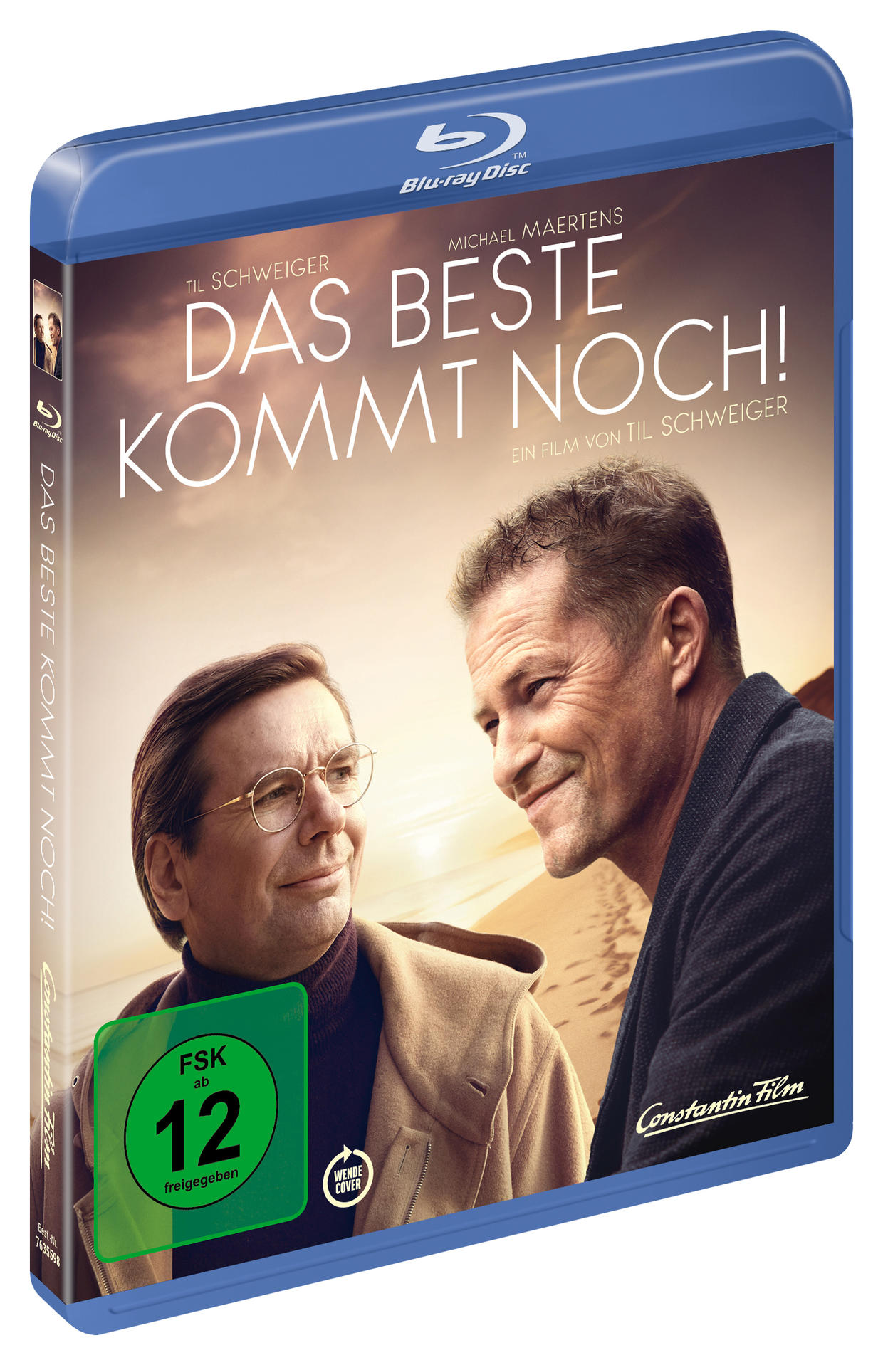 Blu-ray-Disc-Hülle mit Filmtitel 'Das Beste Kommt Noch!'. Zeigt zwei Männer.