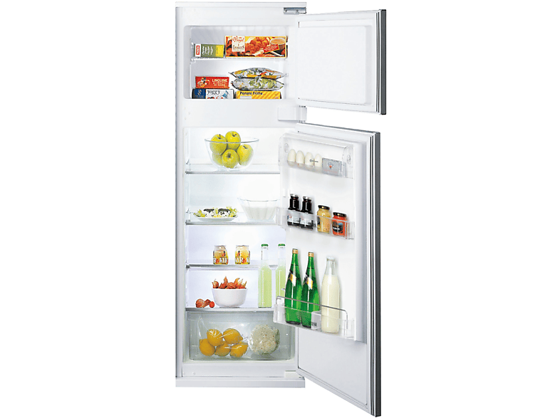 BAUKNECHT KDI 14S2 Kühlgefrierkombination (E, 218 l, 1441 mm hoch, Weiß)