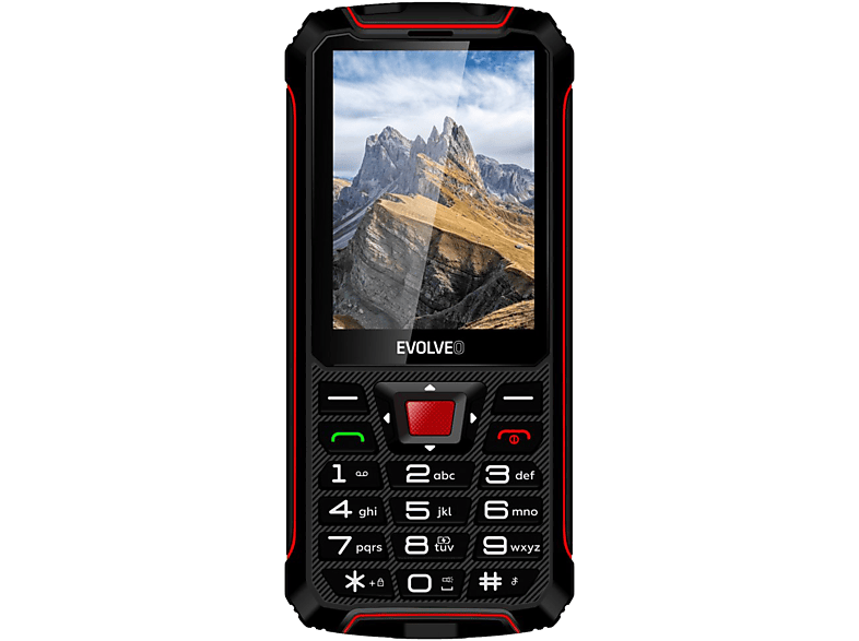 EVOLVEO STRONGPHONE W4 DualSIM Fekete-Piros Kártyafüggetlen Mobiltelefon