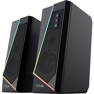 TRUST GXT609 Zoxa - 2.0 Gamingspeaker - RGB-verlichting - Zwart 