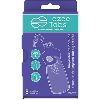 Limpiador de botellas - Ezeetabs, 8 pastillas, 3 gr