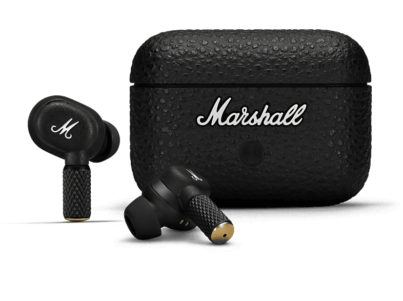 Marshall Motif II A.N.C., Cancelación activa ruido, 30h de reproducción, Carga inalámbrica, Negro