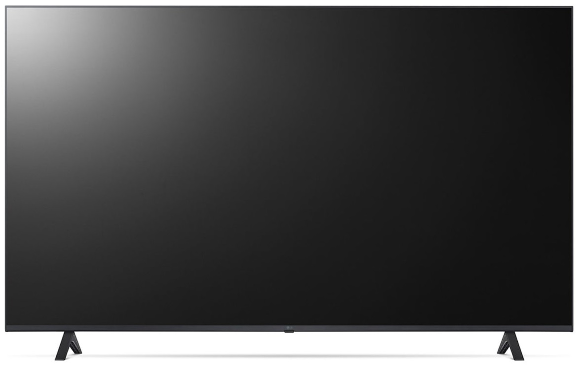 Czarny laptop z otwartym ekranem, widoczną klawiaturą. Ekran wyświetla kolorowy wzór.