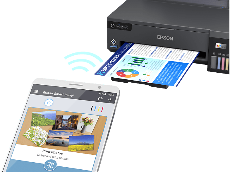 EPSON Ecotank L11050 Tanklı A3 Wifi Yazıcı Siyah C11CK39403_1