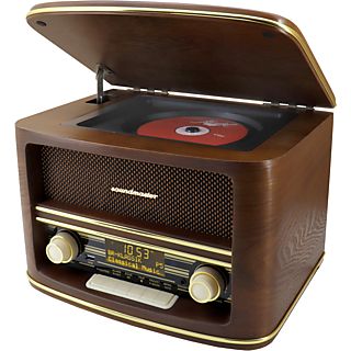 SOUNDMASTER NR961 Wood - Nostalgie Stereo DAB+/UKW Radio mit CD/MP3 (Holz)