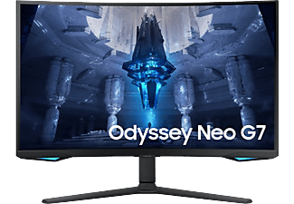 SAMSUNG Odyssey Neo G7 LS32BG750NPXUF 32 inç 165Hz 1ms UHD Quantum Mini-LED Pivot Kavisli Oyuncu Monitörü