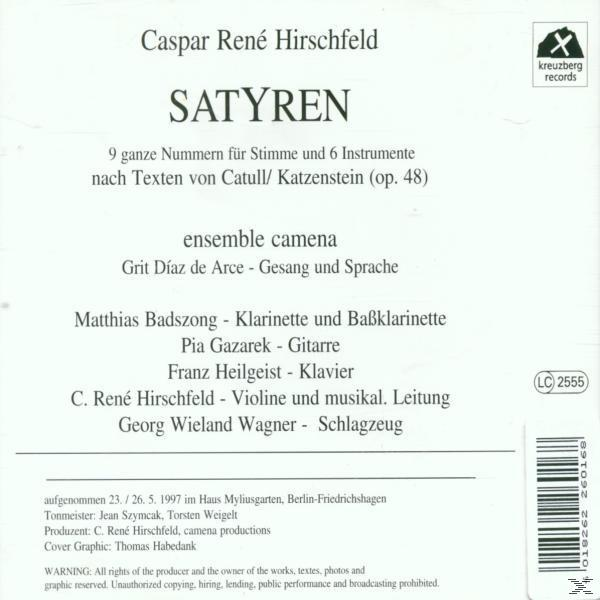 Ensemble Camena - Satyren  - (CD)