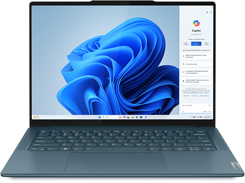 LENOVO Yoga Pro 7/Intel Core Ultra 7 155H/ 32 GB Ram/ 1 TB SSD/ 14,5''/ W11/ 83E20013TR Laptop Deniz Mavisi