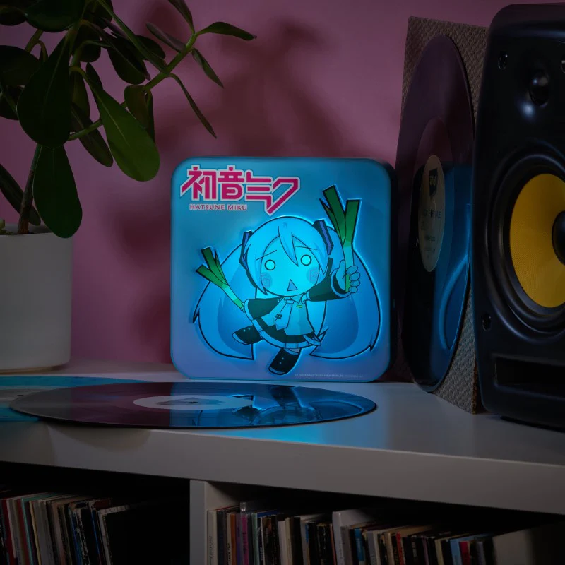 RUBBER ROAD Hatsune Miku 3D - Luminaire (Multicolore)