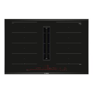 BOSCH PXX875D57E - Piano cottura a induzione con cappa aspirante integrata (Nero)