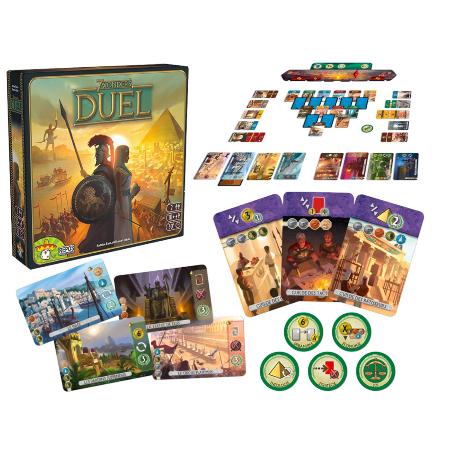 7 Wonders Duel - Bordspel