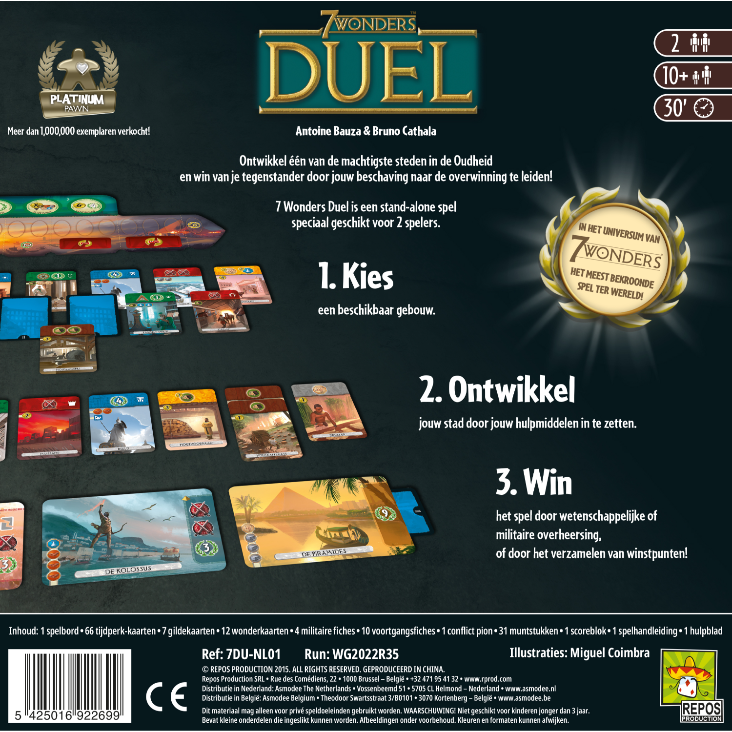 7 Wonders Duel - Bordspel