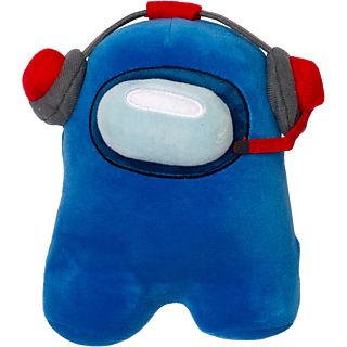 JUST TOYS Among Us - Headphone - Peluche (Bleu/Rouge/Gris)