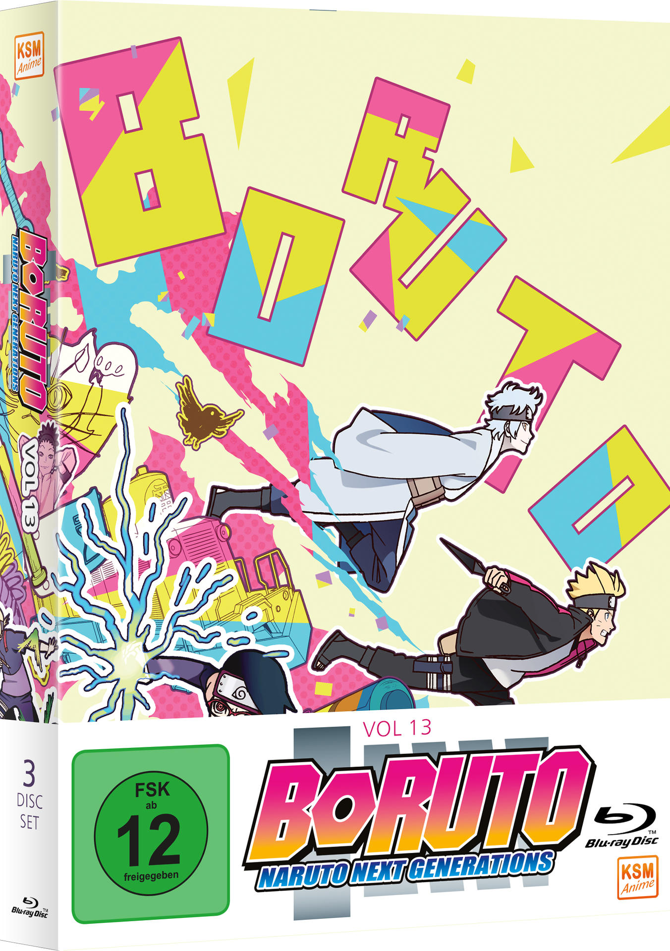 Boruto: Naruto Next Generations Vol. 13 Blu-ray Disc Set Cover.