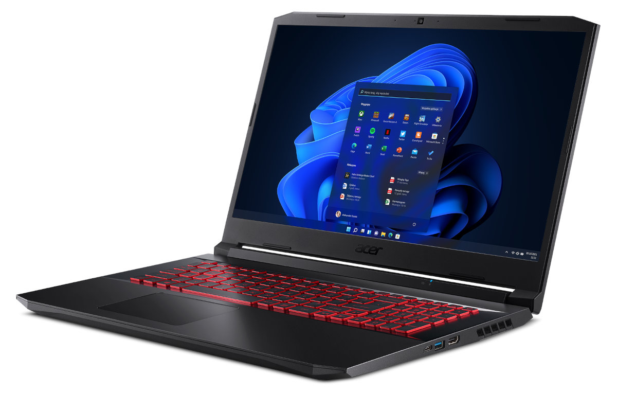 Laptop ACER Nitro 5 AN517-54-7104 FHD i7-11600H/16GB/1TB SSD/RTX3050 4GB/Win11H Czarny