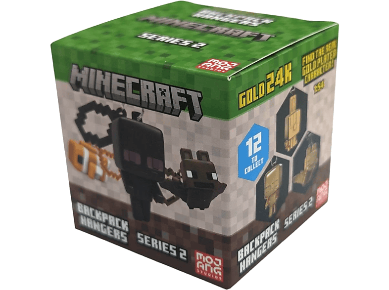 JUST TOYS Minecraft Backpack Hangers (S2) - Blind Box Anhänger-Figur (Mehrfarbig)