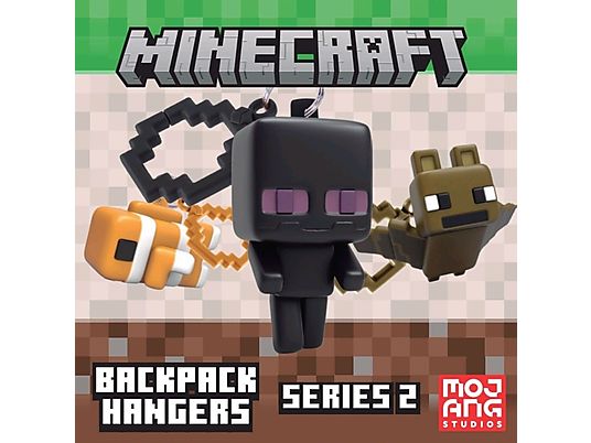 JUST TOYS Minecraft Backpack Hangers (S2) - Blind Box - Anhänger-Figur (Mehrfarbig)