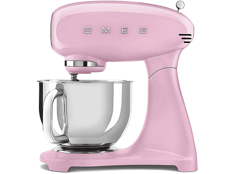 Smeg Smf03Pkeu Impastatrice Planetaria, 800 W, capacità ciotola 4,8 l, rosa
