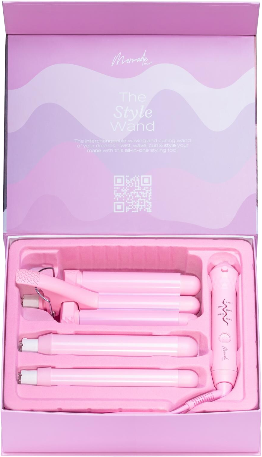 MERMADE Style Wand - Welleneisen (Pink)