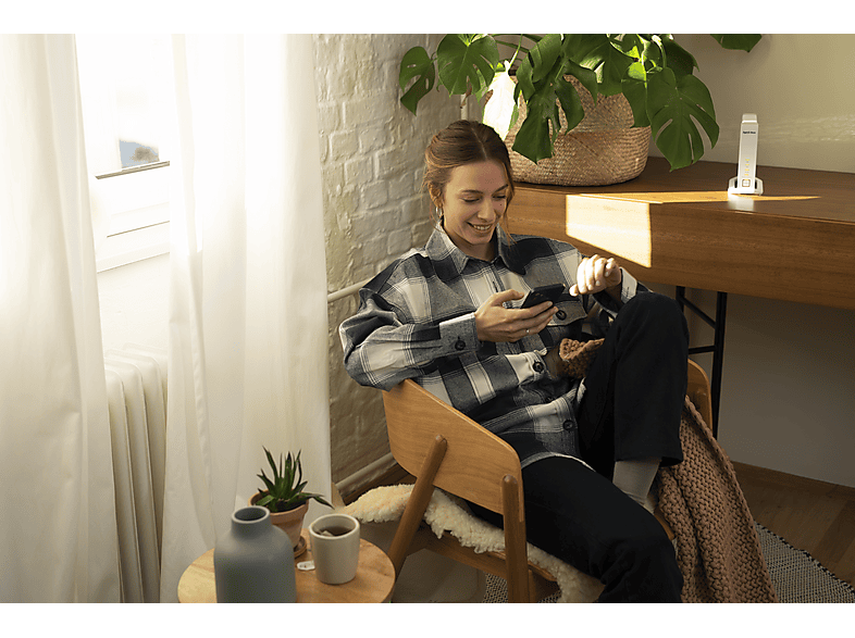 AVM WLAN Router FRITZ!Box 4060, Wi-Fi 6, MIMO, 3x Gigabit-LAN, IPv6, DECT, Tri-Band, Weiß — Foto 5 von 5