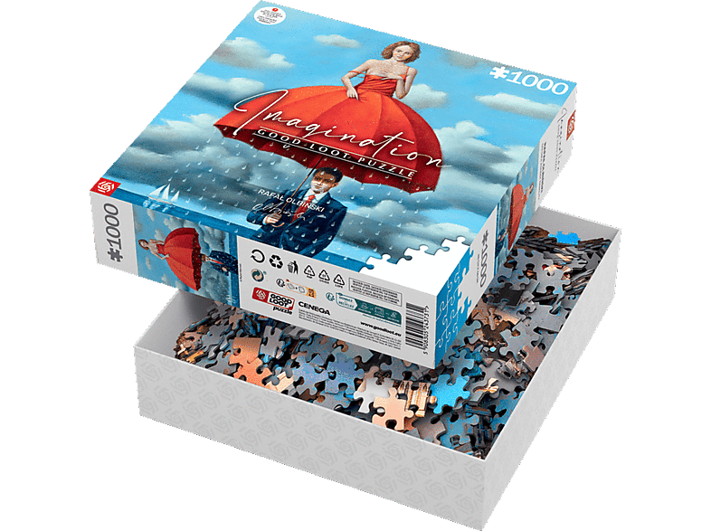 Puzzle CENEGA Good Loot Imagination Rafał Olbiński Defence Against Banality (1000 elementów) – zdjęcie 2