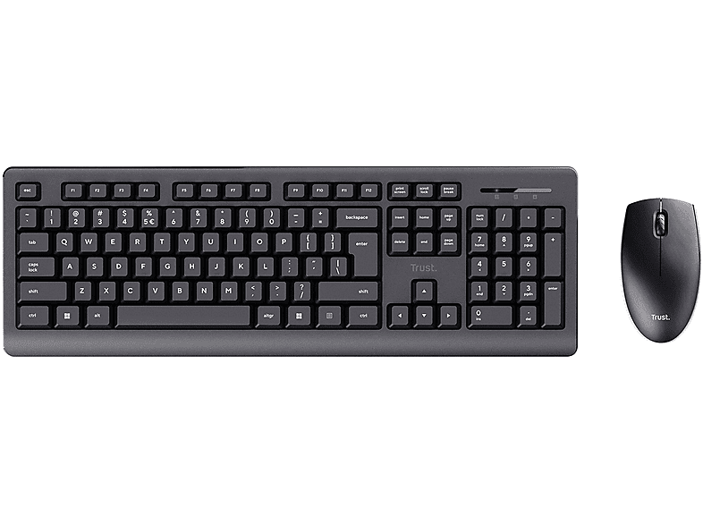 Tastiera + Mouse Trust Primo Wireless Deskset IT