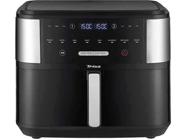 TRISA Crunchy Fry Pro 10L - Heissluftfritteuse (Schwarz)