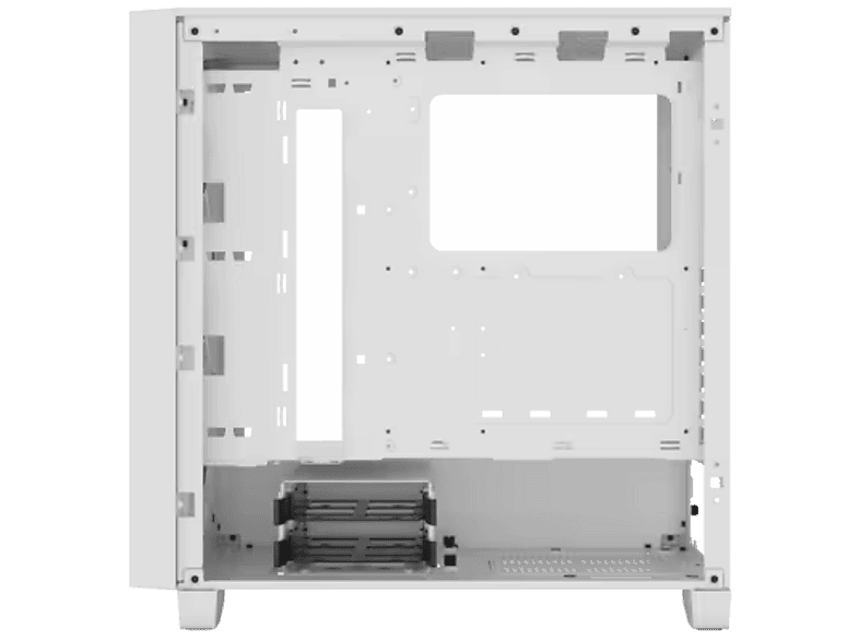 CORSAIR 3000D RGB airFlow Mid-Tower PC-Gehäuse - Weiß — Foto 4 von 5
