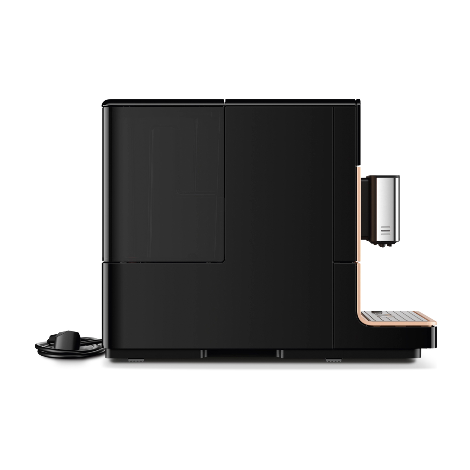 Un case per computer, vista posteriore, con varie aperture per ventole e componenti.