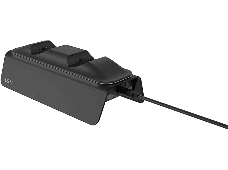 ISY IC-6008-BK, PS5 Controller Ladestation, Schwarz