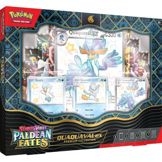 POKEMON (UE) TCG: Scarlet & Violet Paldean Fates - Premium Collection Quauaval EX - Pokémon-kaarten