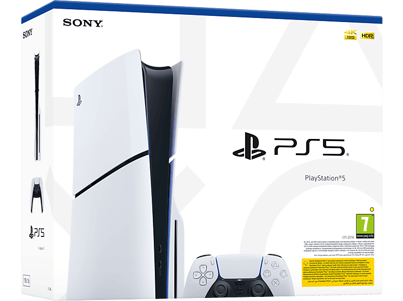 SONY Playstation 5 Slim Oyun Konsolu Beyaz_1