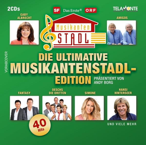 Albumcover mit mehreren Künstlern. Text in der Mitte, weißer Hintergrund.