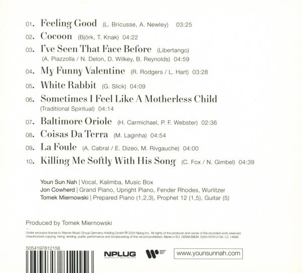 Album számlista: Feeling Good, Cocoon, I've Seen That Face Before, stb.
